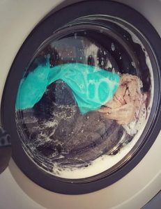 Rotation for washing
