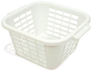 ADDIS 24 Litre Square Laundry Basket, Linen