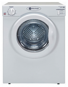 White Knight C39AW 3.5 kilo grams Compact Vented Tumble Dryer in White