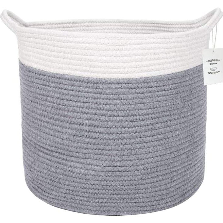 Wintao Cotton Rope Basket Woven Natural Laundry Basket